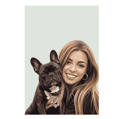 Pet & Person Portrait