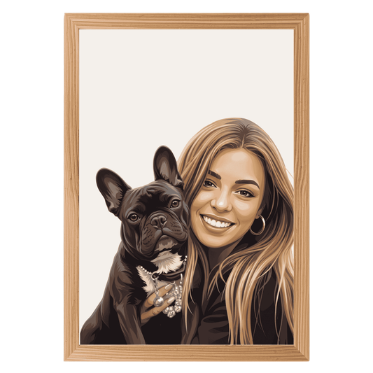 Pet & Person Portrait